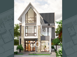 Thiết kế biệt thự, biệt thự hiện đại chị Loan